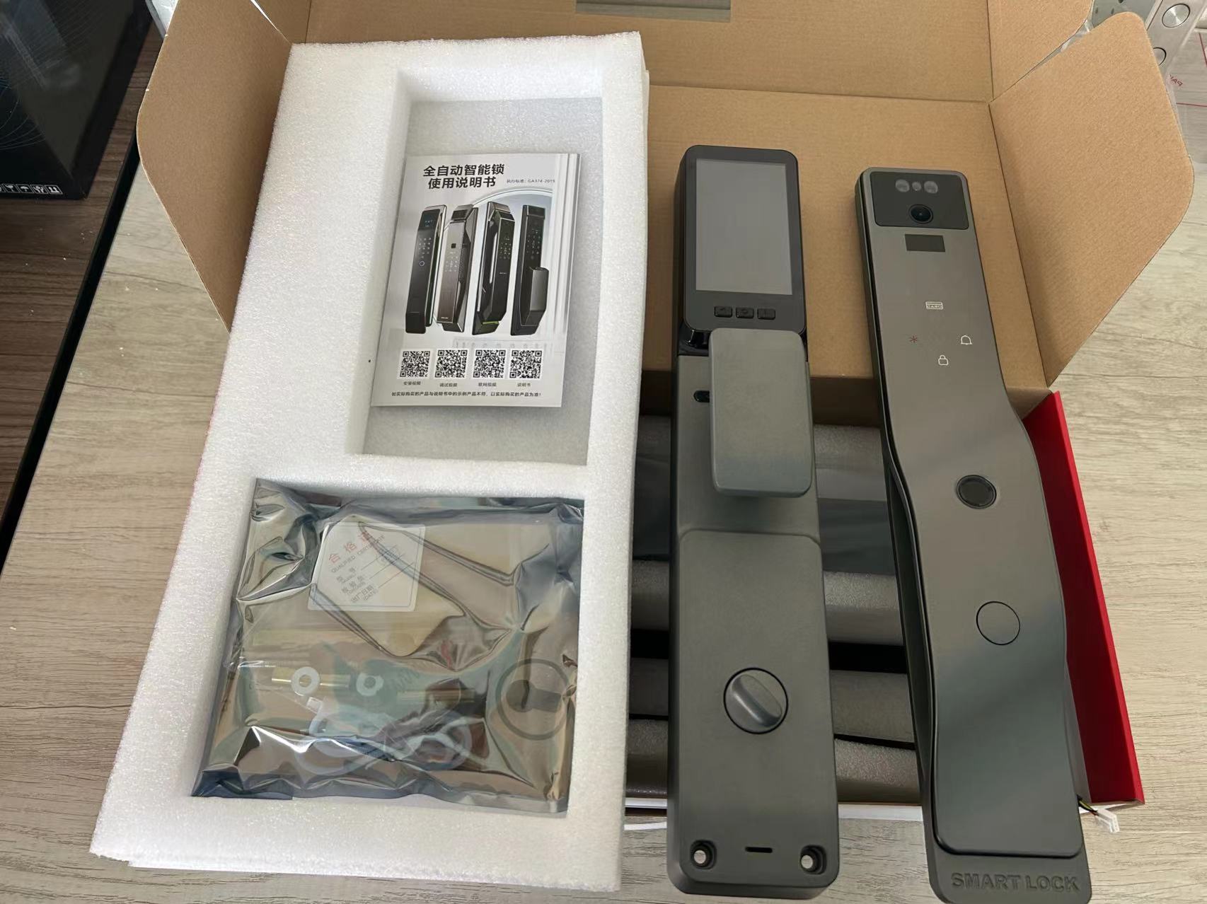 Wifi Doorbell Camera - Gesichtserkennung Fingerabdruck Smart Sicherheitstürschloss Tuya App