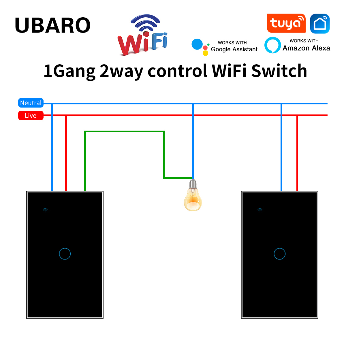 Smart Home Utilities - 118 US Tuya Sensoren Touch-Schalter funktioniert
