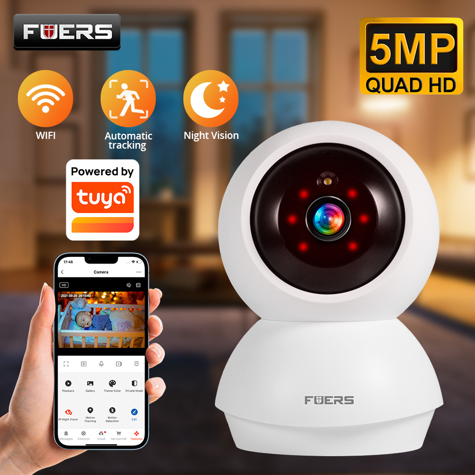 Smart Home Windows App - Fuers 5MP WLAN-Kamera für den Innenbereich,