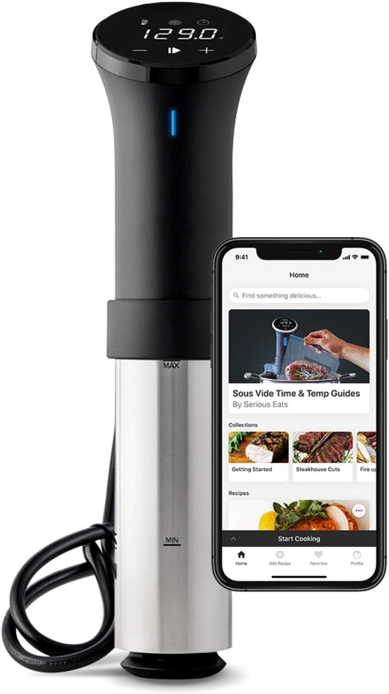 Smart Home Kitchen - 1000W Sous-Vide-Präzisionskocher 2.0 mit WLAN, Intelligenter