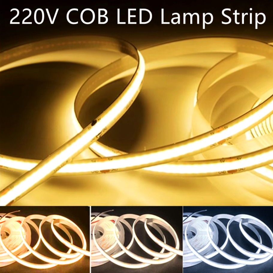 Smart Home Living Room - 1–5 m COB-LED-Lichtleiste, 220 V, flexible