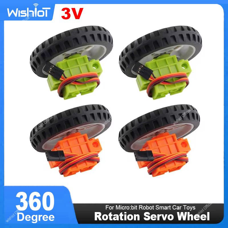 Smart Home Micro Bit - 4PCS Geekservo Rotation Servo Rad Kompatibel