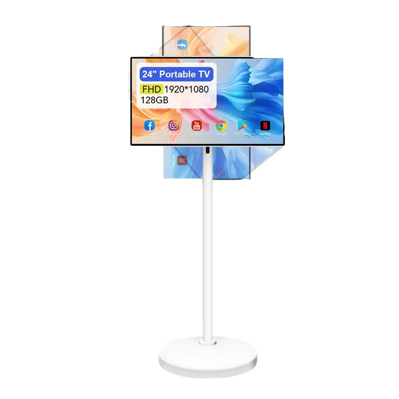 Smart Home Living Room - 24 Zoll Android Smart TV Tragbarer