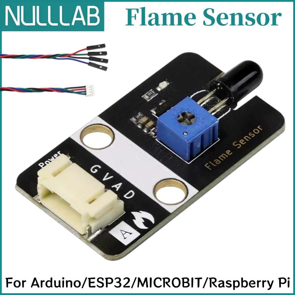 Smart Home Micro Bit - Digitaler Analoger Flammensensor mit Gehäuse PH2.0