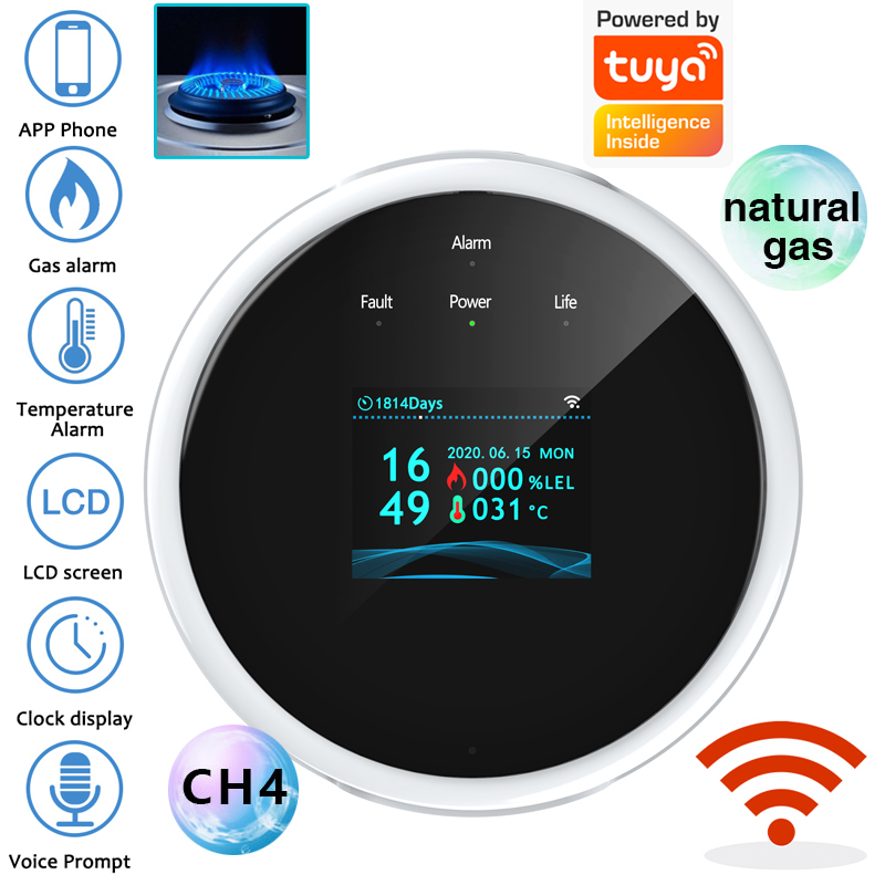 Smart Home Automation System - 2,4G WiFi Gasalarm-Sensor, Detektor für brennbare