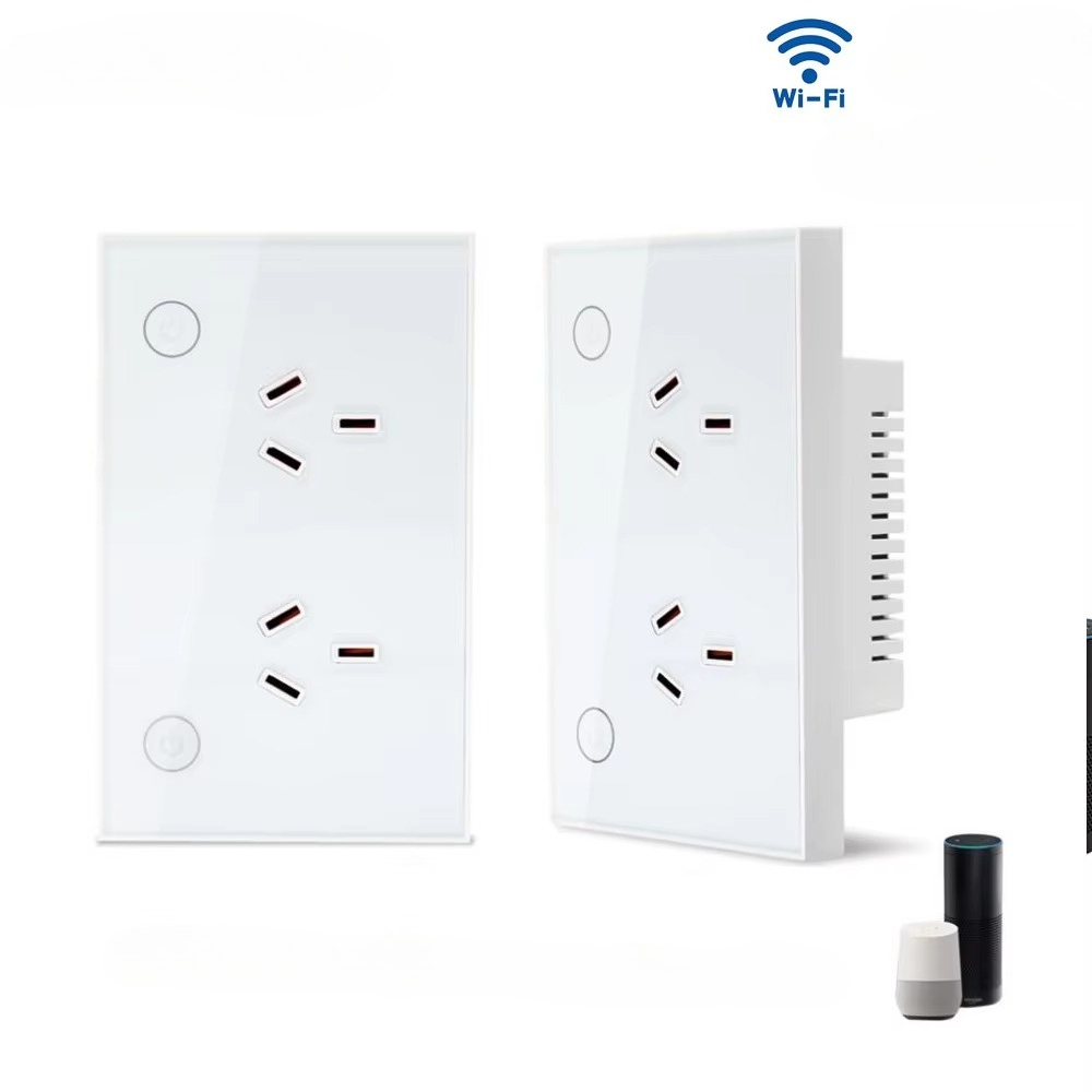 Smart Home Panel - Zigbee Wi-Fi Matter AU Smarte Wandsteckdose