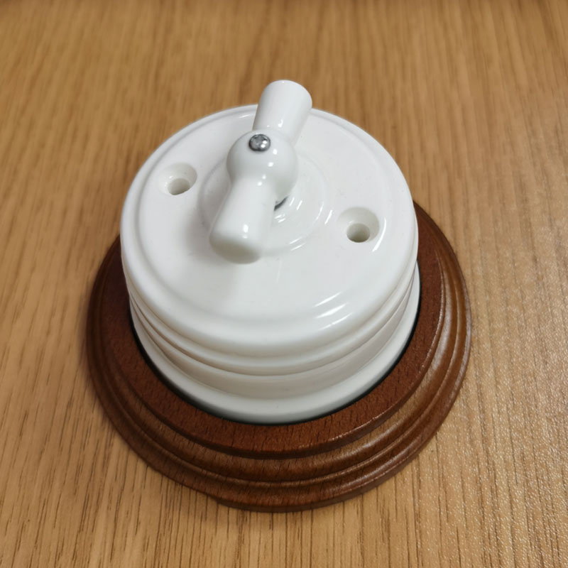 Smart Home Utilities - Hochwertiger EU-Keramikschalter für Heimwerker, Wandlampenschalter, Intelligenter
