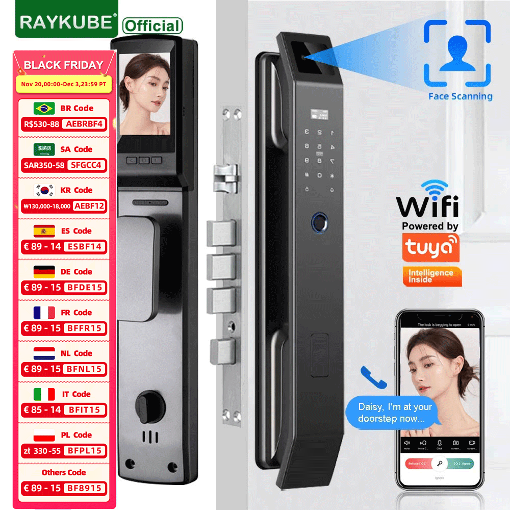 RAYKUBE DF14 Tuya WiFi 3D Gesi – Wifi Doorbell Camera Bewertung und Preis