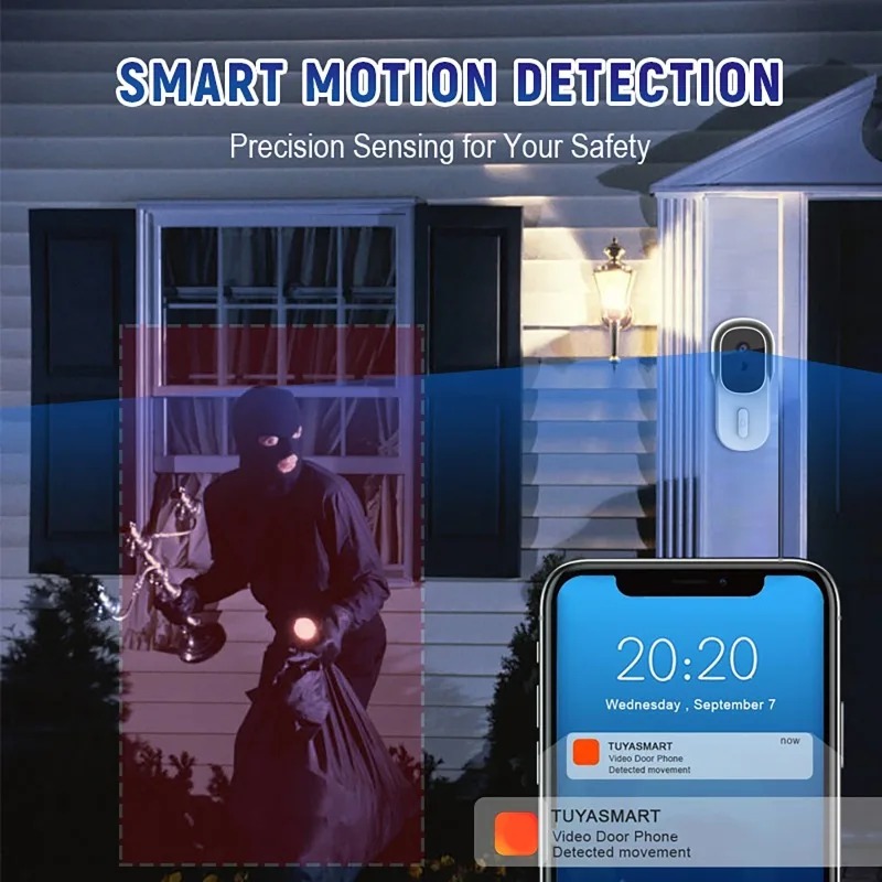 Weitwinkel Tuya Smart Life APP – Wifi Doorbell Camera Bewertung und Preis
