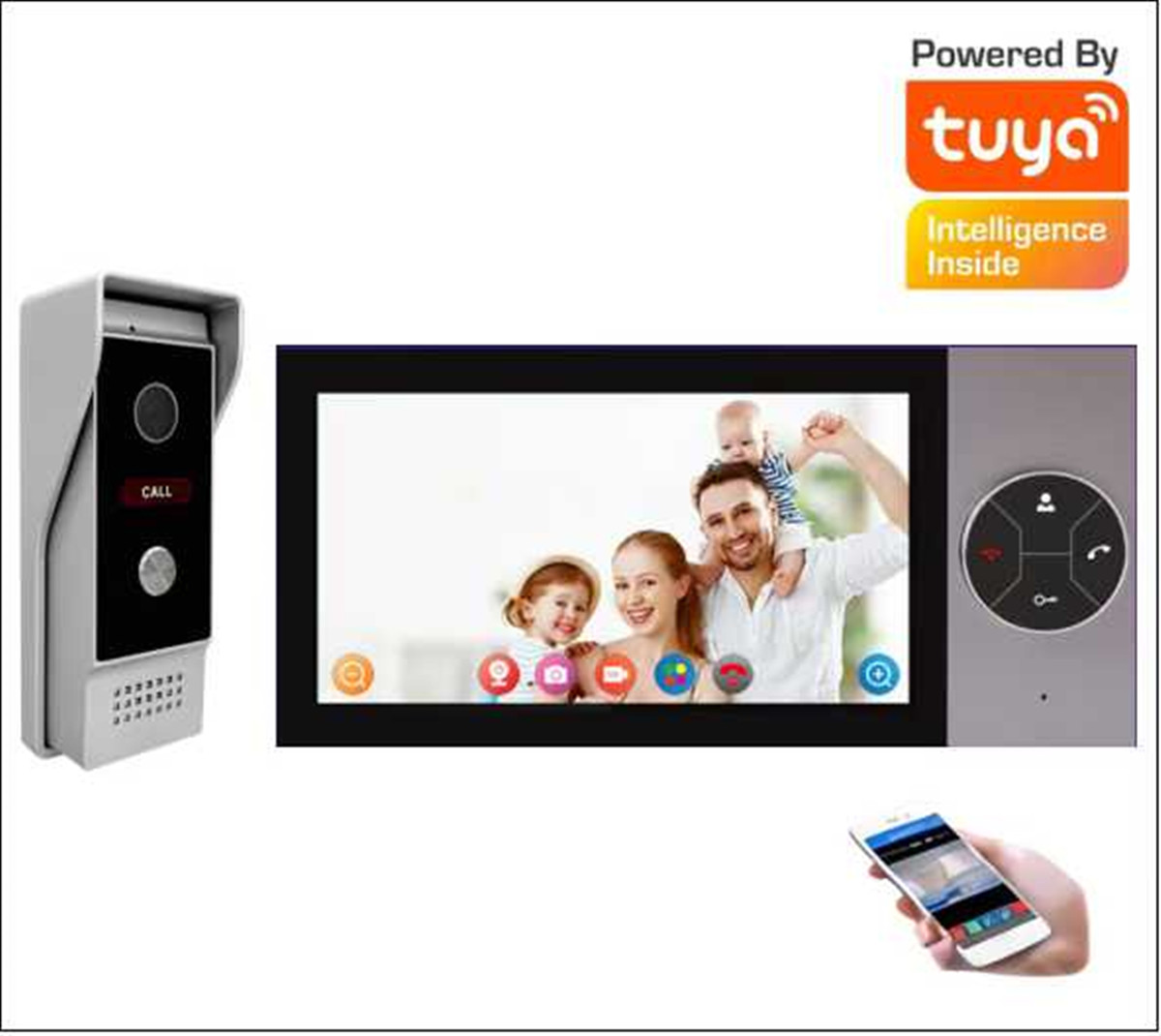 7 Zoll IPS-Bildschirm 2MP Tuya – Wifi Doorbell Camera Bewertung und Preis