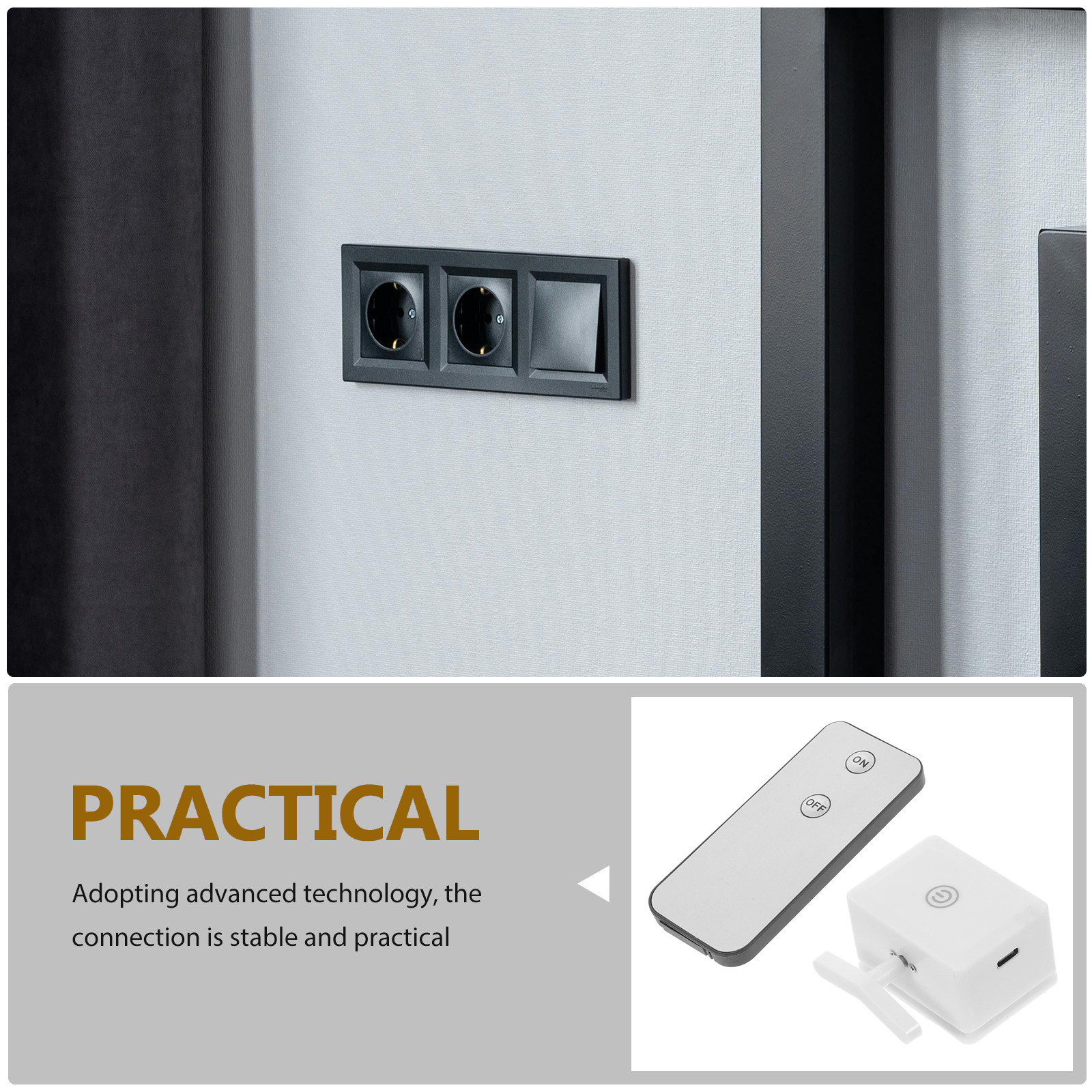 2 Sets Fernbedienungsschalter, – Smart Home Living Room Bewertung und Preis