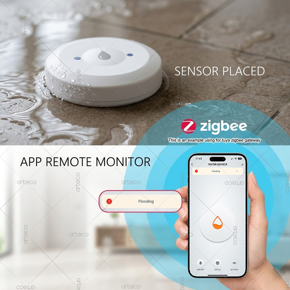 Zigbee Wasserleck-Sensor, Über – Smart Home Kitchen Bewertung und Preis