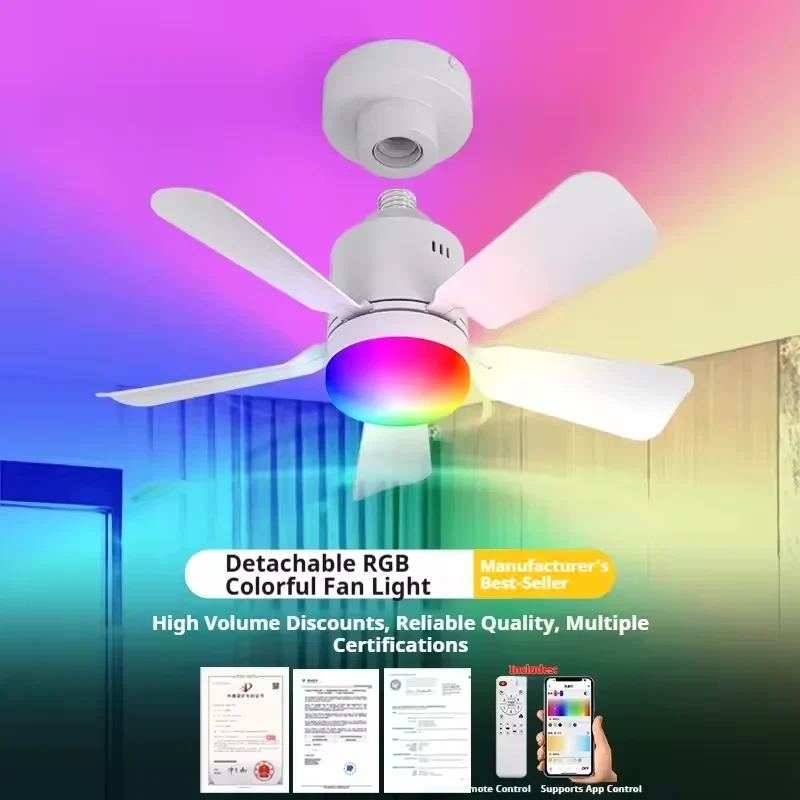RGB LED Deckenventilator Lampe – Smart Home Living Room Bewertung und Preis