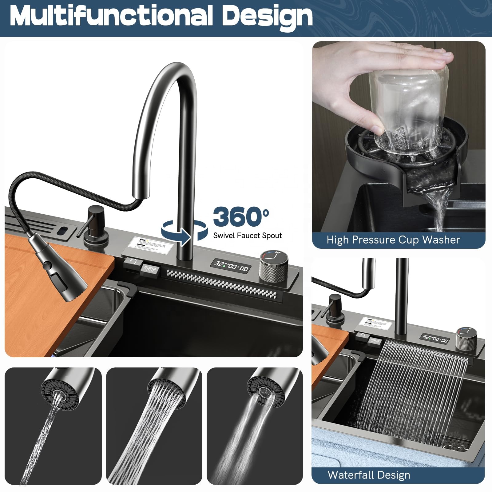 Moderner Intelligenter Edelsta – Smart Home Kitchen Bewertung und Preis