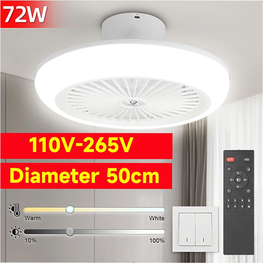 72 W Deckenventilator, Deckenl – Smart Home Living Room Bewertung und Preis