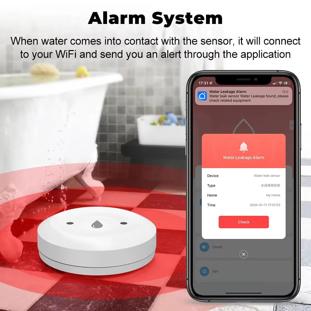 Tuya ZigBee 3.0 Wasserleck-Det – Smart Home Kitchen Bewertung und Preis