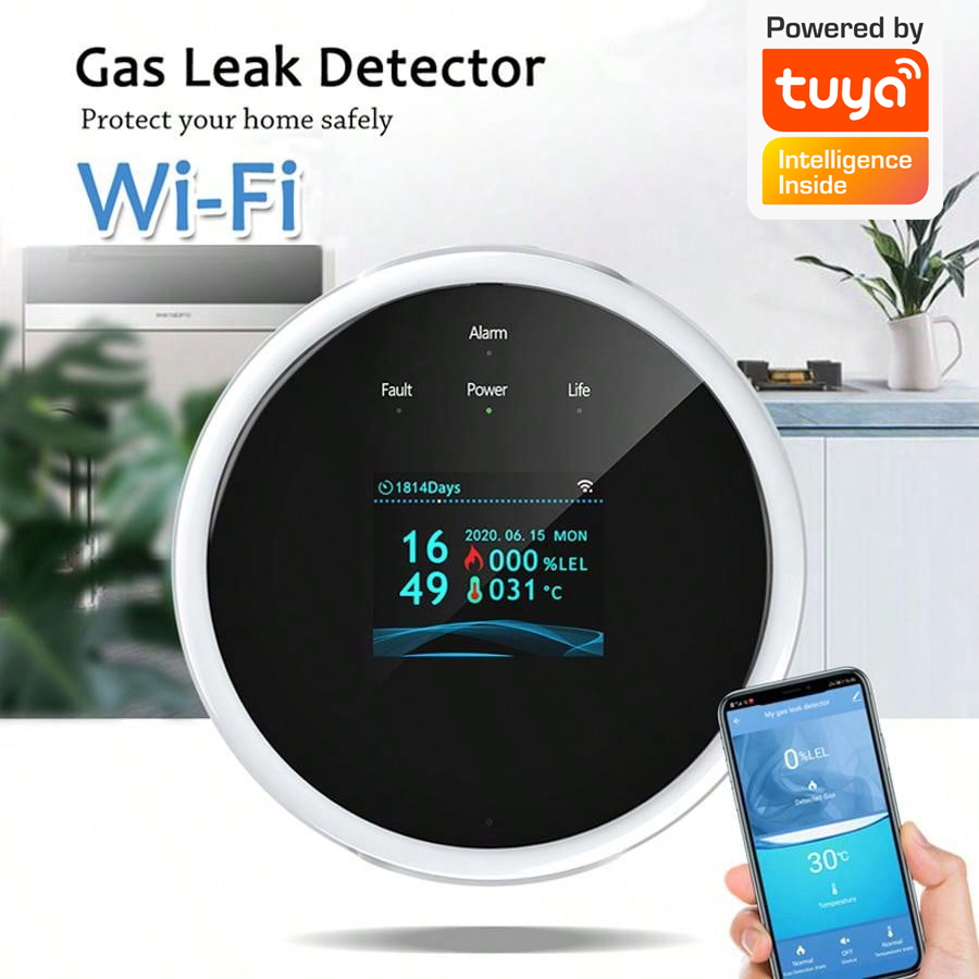 2,4G WiFi Gasalarm-Sensor, Det – Smart Home Automation System Bewertung und Preis