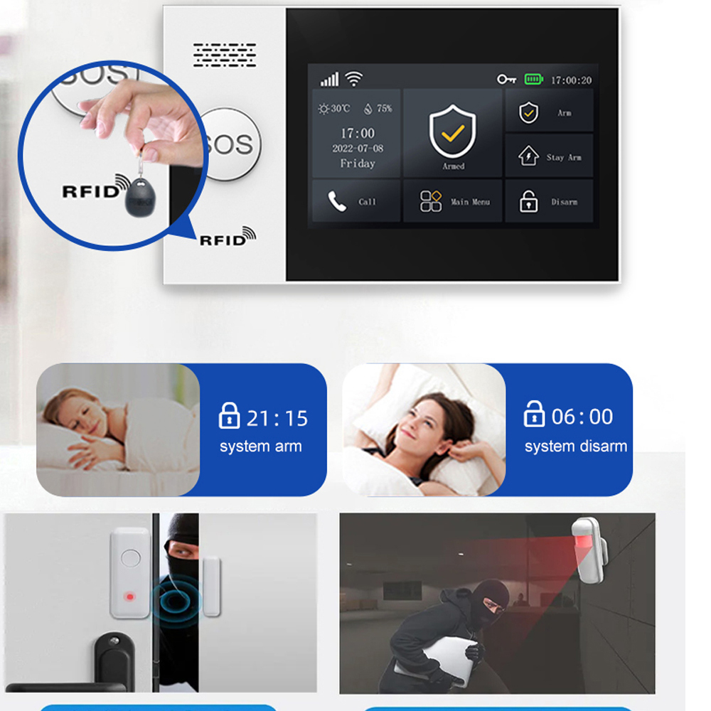 PGST 4G Tuya Smart Home Alarm  – Smart Home Automation System Bewertung und Preis