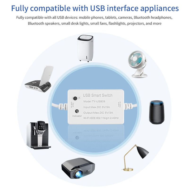 1 Stück Tuya USB Smart Switch  – Smart Home Utilities Bewertung und Preis